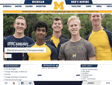 Tablet Screenshot of michiganrowing.org